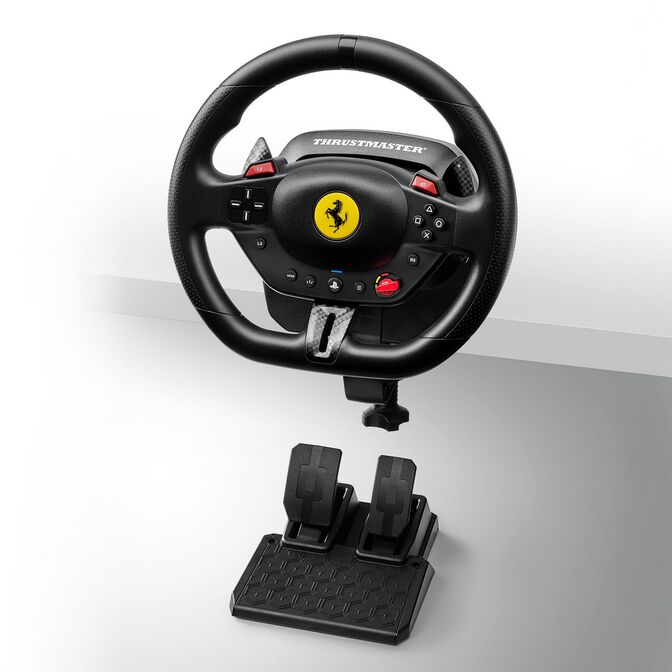 Volante + Pedales Thrustmaster T98-P Ferrari 296 GTB Edition PS5 / PS4 / PC image number 3