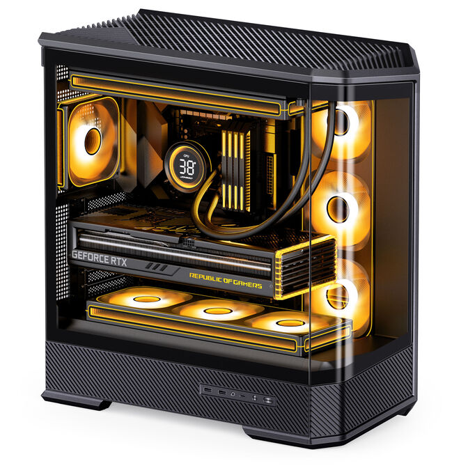 Caja ATX Jonsbo D400 Vidrio Templado Negro image number 8