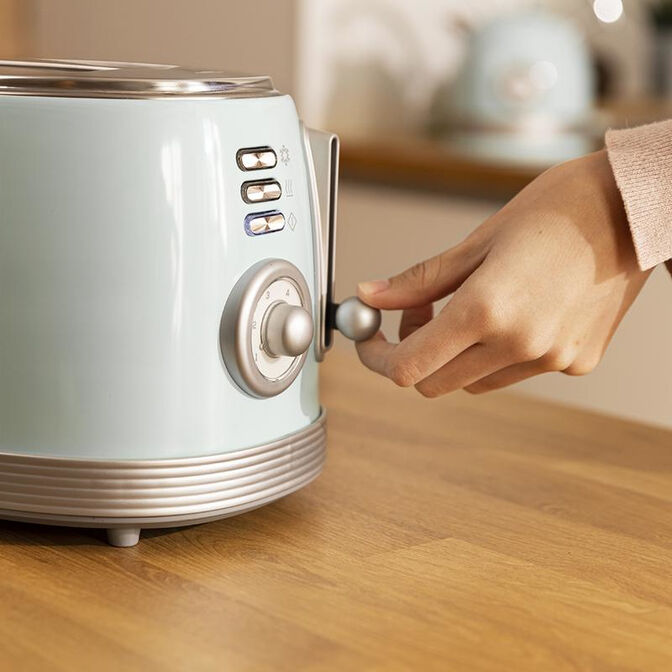 Tostadora Vertical Cecotec Toast and Taste 800 Vintage Light Blue image number 7