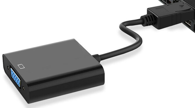 Adaptador Gigabit Ewent DisplayPort para VGA M/F image number 1