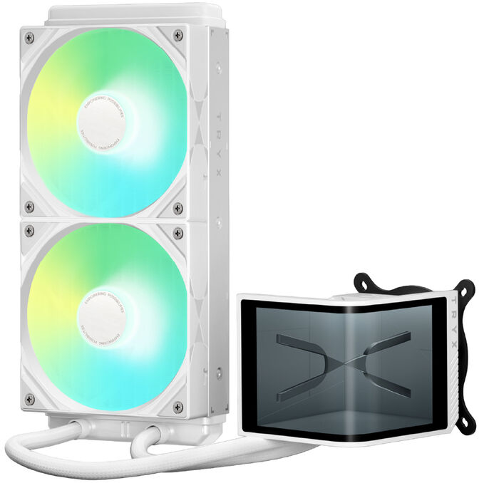 Water Cooler CPU TRYX Panorama SE 240 ARGB Blanco image number 0