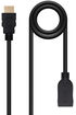 Cable Prolongador NanoCable HDMI 2.0 A/M-A/F 2 M Negro image number null