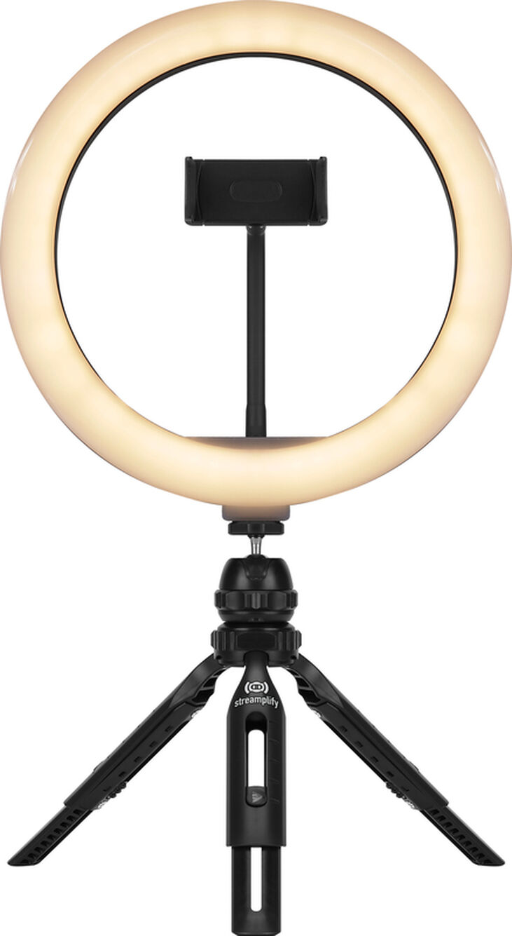 Aro de Luz Streamplify LIGHT 10, 25,4cm, 5V USB - Negro image number 1