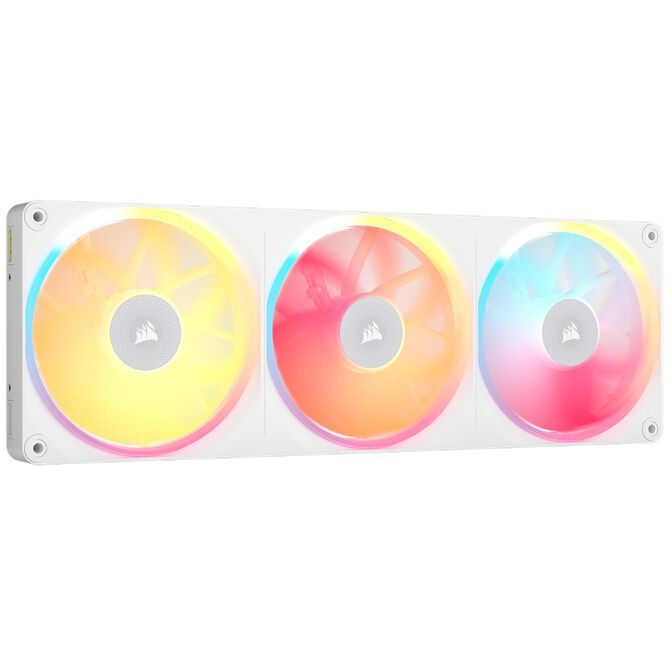 Ventilador Corsair iCUE Link LX360 RGB PWM Blanca 120mm (Pack 3) image number 0