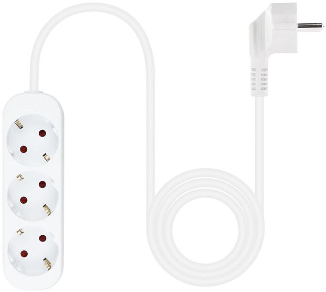 Regleta Nanocable 3 Tomas 1.4 M Blanco image number 1