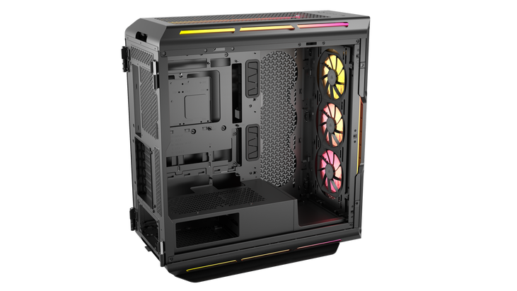 Torre E-ATX Corsair 5000T LX ARGB Negro Cristal Templado image number 1