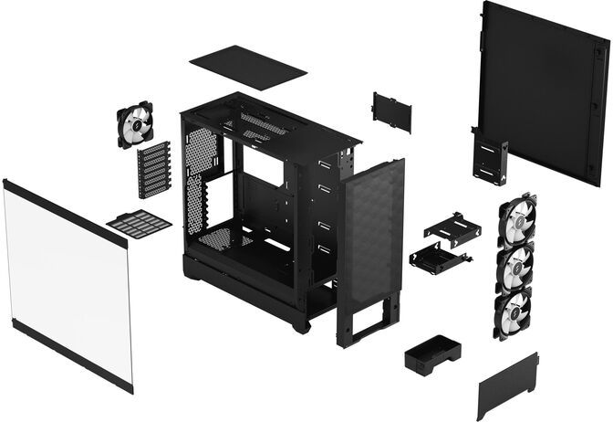 Torre E-ATX Fractal Design Pop XL Air RGB Black TG Clear Tint image number 11