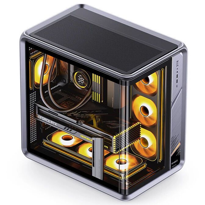 Caja ATX Jonsbo BO400CG Vidrio Templado Gris image number 9