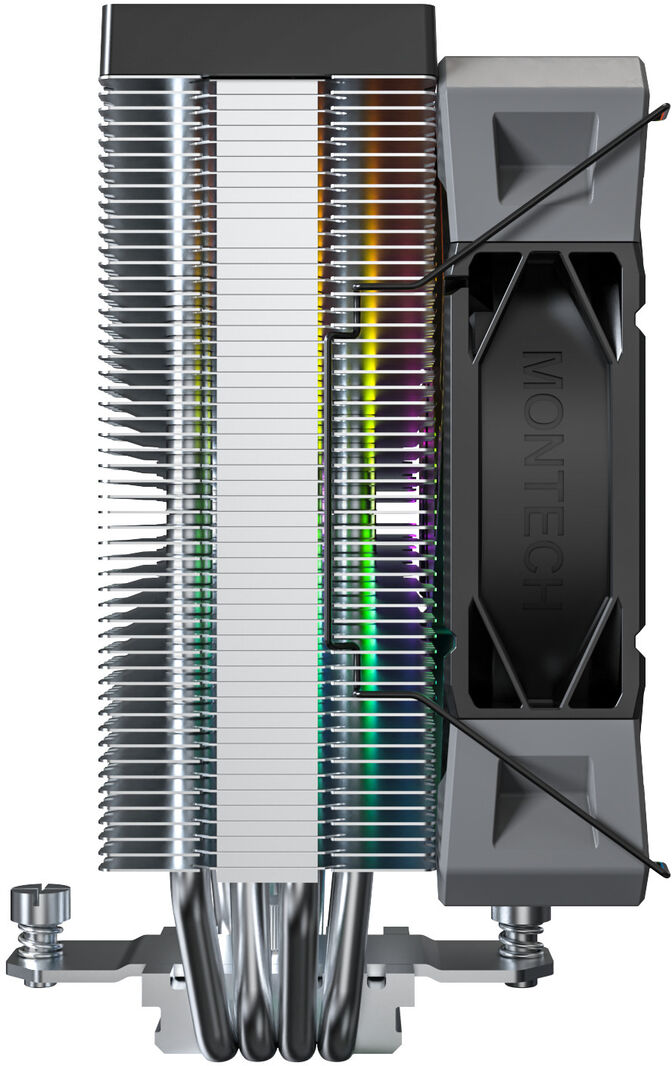 Cooler CPU Montech NX400 120mm Negro ARGB image number 5