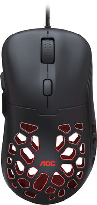 Ratón AOC Gaming GM510 16000DPI RGB Negro