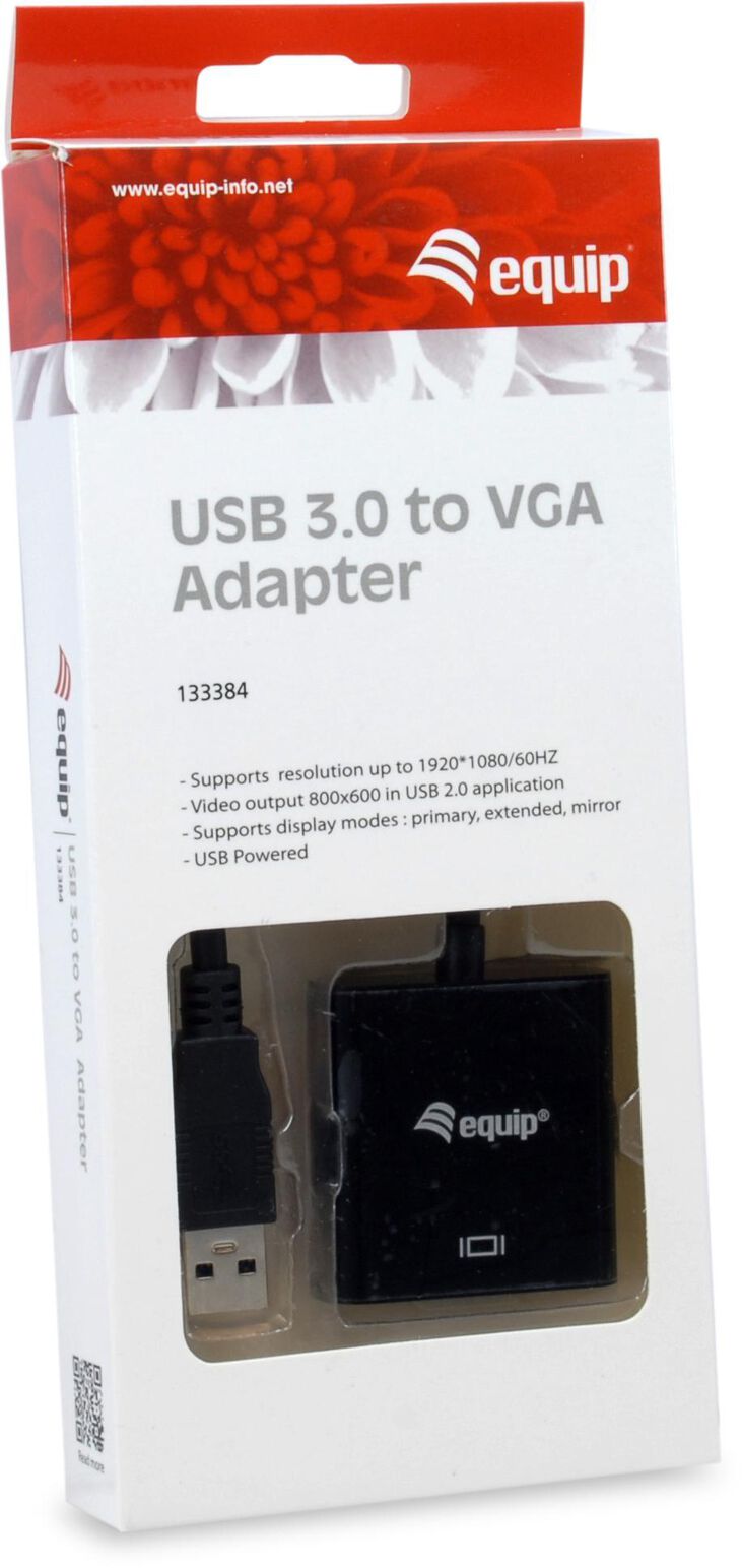 Adaptador EQUIP USB 3.0 para VGA (HD15) image number 3