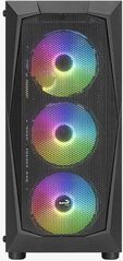Caja ATX Aerocool Falcon ARGB Vidrio Templado Negro image number null