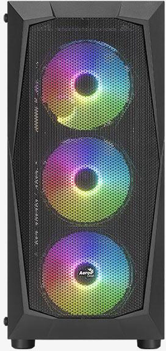 Caja ATX Aerocool Falcon ARGB Vidrio Templado Negro image number 2