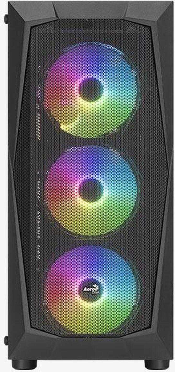 Caja ATX Aerocool Falcon ARGB Vidrio Templado Negro image number 2