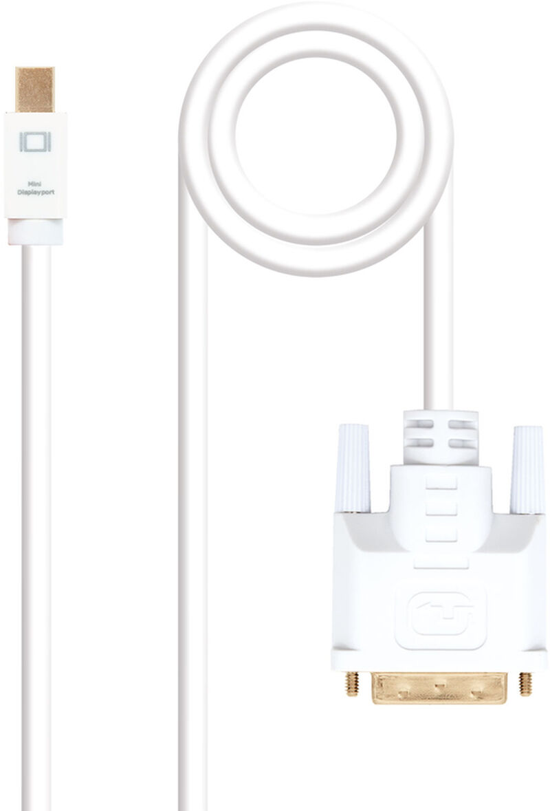 Cable Conversor NanoCable Mini DisplayPort/M para DVI/M 2 M