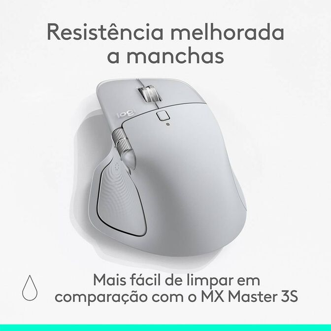 Rat&oacute;n &Oacute;ptico Logitech MX Master 4 Advanced Wireless 8000DPI Offwhite image number 14