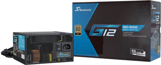 Fuente Seasonic G12 GC-650W 80+ Gold image number 1