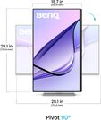 Monitor BenQ MacBook 31.5" MA320U IPS 4K 60Hz P3 MacBook Pro e MacBook Air USB-C (90W) Display HDR600 image number null