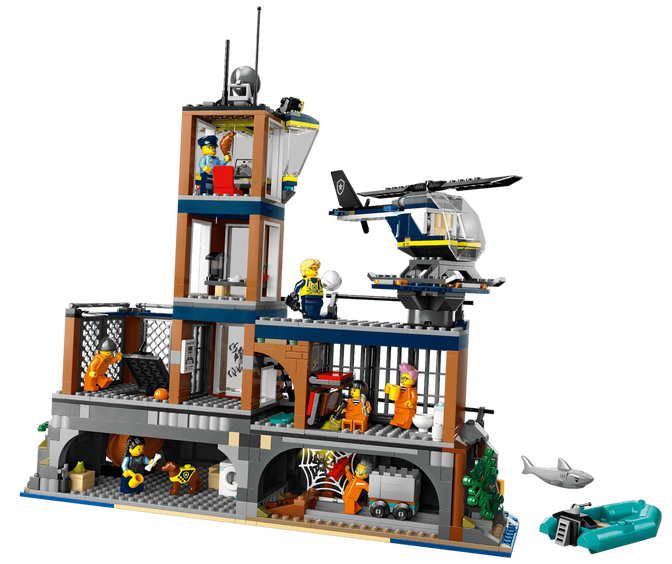 LEGO City: Isla de la Prisi&oacute;n de la Polic&iacute;a, 980 Piezas (60419) image number 2