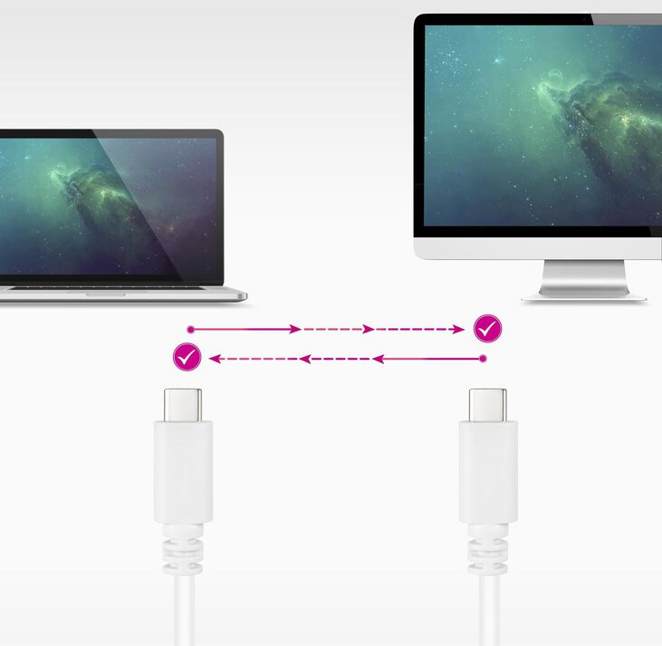 Cable USB 2.0 3A Nanocable USB-C M/M 1.5 M Blanco image number 4