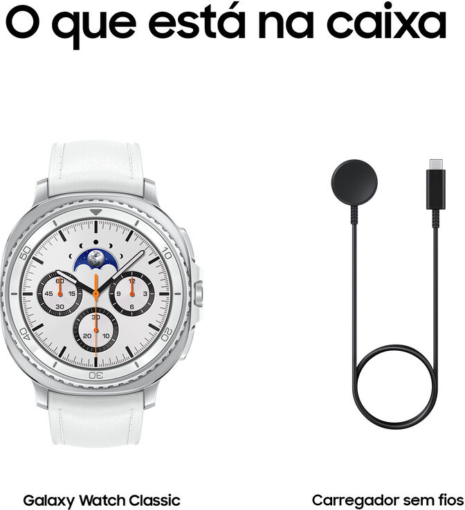 Smartwatch Samsung Galaxy Watch 8 Classic 46mm BT Blanco image number 10