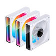 Ventilador Jonsbo ZK-120WR ARGB Reversed PWM Blanco - 120mm (3PACK) image number null