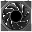 Ventilador Lian Li UNI FAN TL120 LCD FLEX Wireless Reverse Blade Negro 120mm (Pack 3) image number null