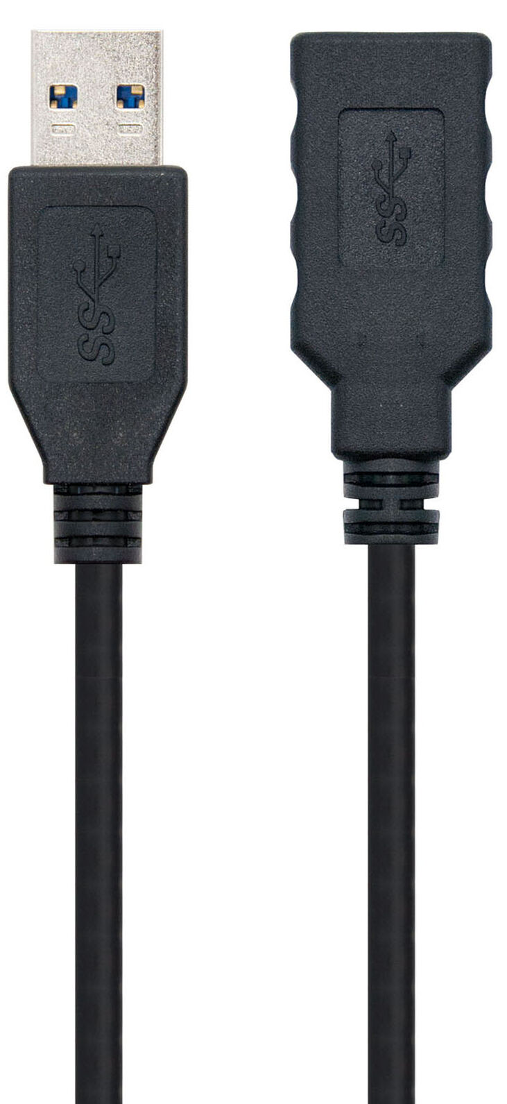 Cable USB 3.0 Nanocable USB-A M/F 3 M Negro image number 1