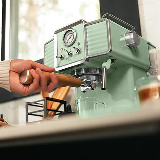 Cafetera Expresso Cecotec Vintage 20 Tradizionale Oliva image number 8