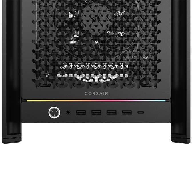 Torre E-ATX Corsair Frame 5000D RS Airflow Negro Cristal Templado image number 2