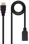Cable Prolongador NanoCable HDMI 2.0 A/M-A/F 3 M Negro image number null