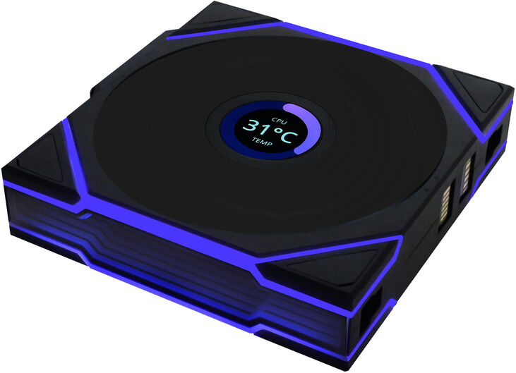 Ventilador Lian Li UNI FAN TL120 LCD Wireless RGB Reverse PWM Negro 120mm image number 4
