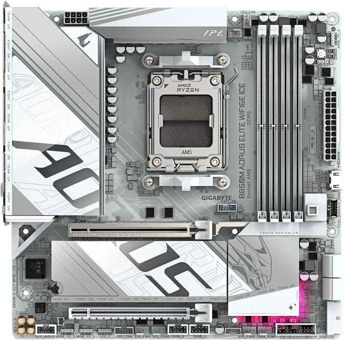 Placa Base Gigabyte B850M A ELT WF6E ICE image number 1