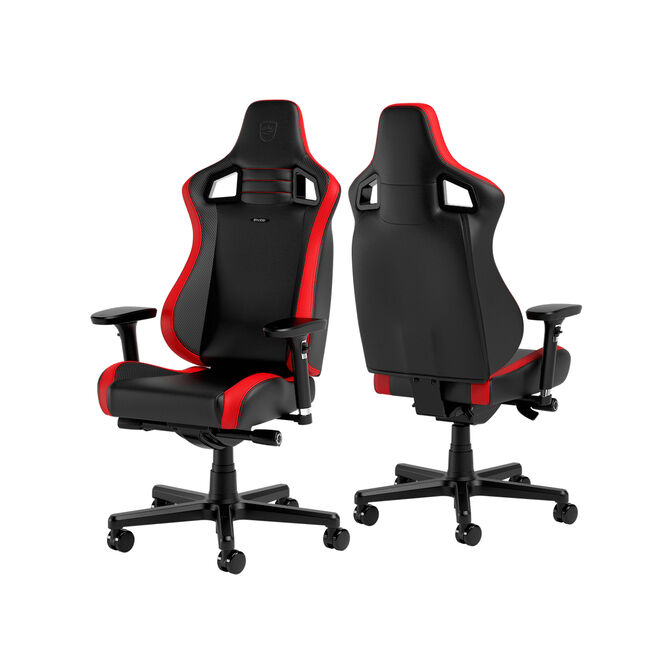 Silla noblechairs EPIC Compact - Negro /Carbono /Rojo image number 1