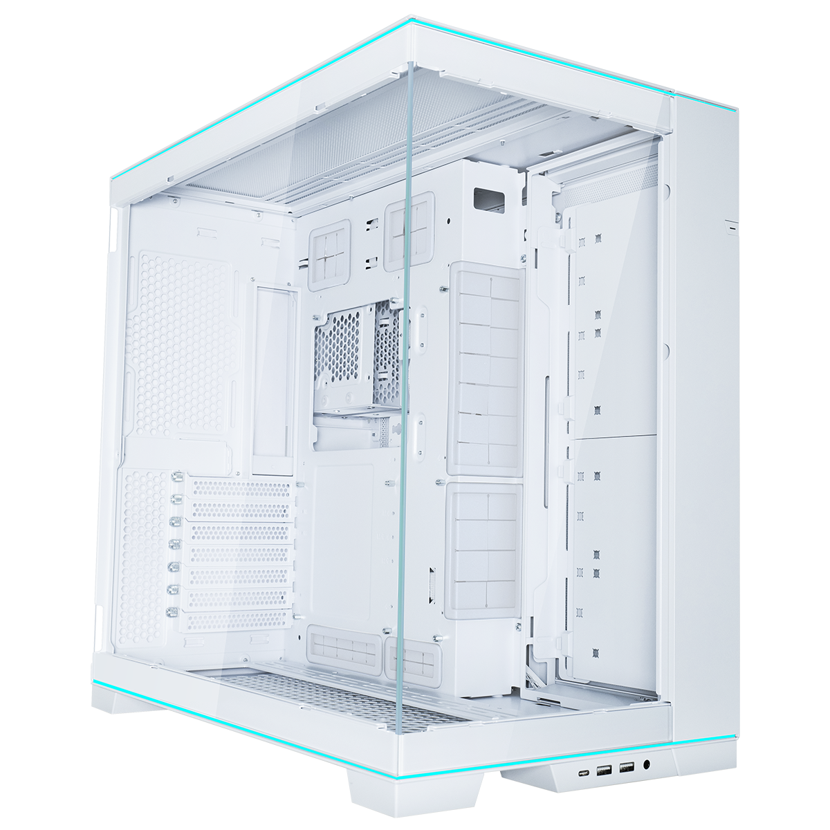 Caja E-ATX Lian Li O11 Dynamic Evo RGB Blanco Vidrio Templado