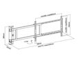 Soporte de Pared Equip para TV 32" a 75" Motorizado c/Comando M&aacute;x. 50kg image number null