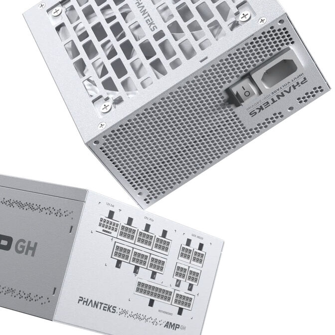 Fuente Modular Phanteks AMP GH V2 ATX 3.1 PCIe 5.1 1200W Platinum Blanca image number 4