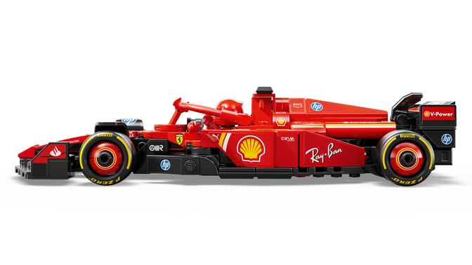 LEGO Speed Champions: Coche de Carreras Ferrari SF-24 F1, 275 Piezas (77242) image number 5