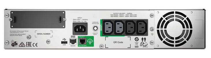 UPS APC Smart-UPS 1500VA LCD RM 2U 230V con SmartConnect image number 1
