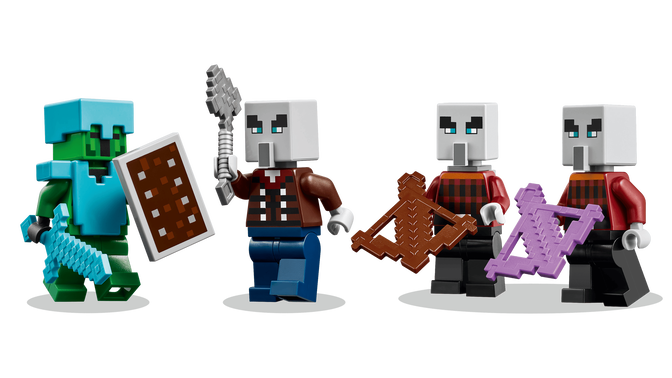 LEGO Minecraft: La Patrulla del Desierto de los Maldeanos, 105 Piezas (21267) image number 2