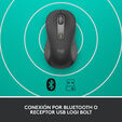 Rat&oacute;n Logitech Signature M650 para Zurdos 4000DPI Wireless/Bluetooth Grafito image number null