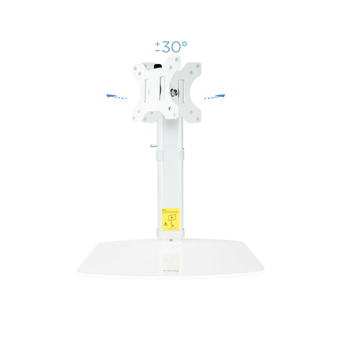 Soporte de Mesa Tooq Inclinable y Altura Ajustable de 17" a 27" M&aacute;x. 6 kg para Brazo Blanco image number 11
