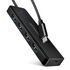 Travel Hub AXAGON HUE-C1C 4x USB3.2 Gen 1 USB-C power IN, w, Type-C - 20cm image number null