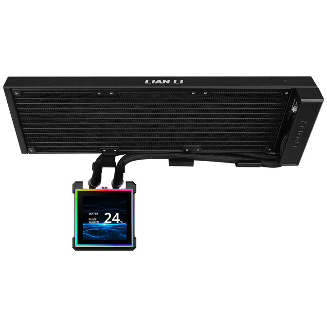 Kit Refrigeraci&oacute;n L&iacute;quida CPU AIO Lian Li HydroShift II LCD-S 360 Preto - 360mm S/Ventoinhas image number 2