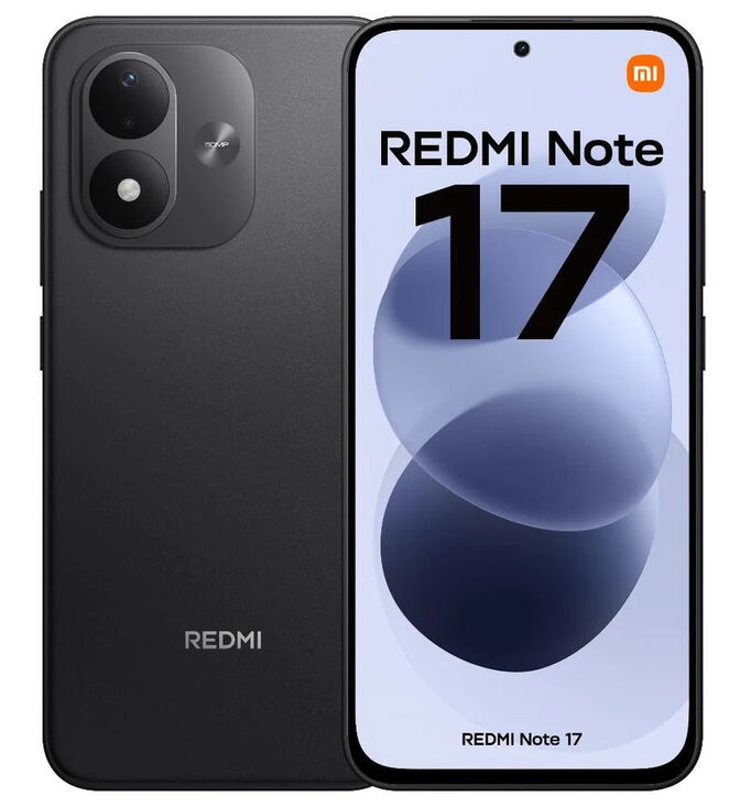 Smartphone Xiaomi Redmi Note 17 5G 6.99" (8 / 256GB) 120Hz Negro image number 0