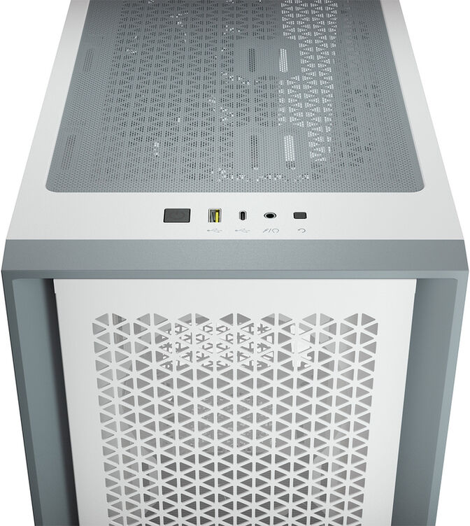 Torre E-ATX Corsair 4000D Airflow Blanco Vidro Temperado image number 3