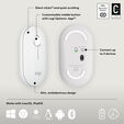 Rat&oacute;n Logitech Pebble 2 M350s Bluetooth Blanco image number null
