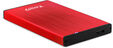 Caja Externa HDD Tooq 2.5" SATA (9,5mm) - USB 3.0/3.1 Gen 1 Rojo Metalizado image number null