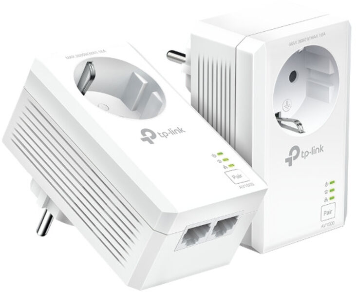 Repetidor TP-Link AV1000 TL-PA7027P Kit 2-Port Gigabit Passthrygh Repetidor Starter Kit image number 0
