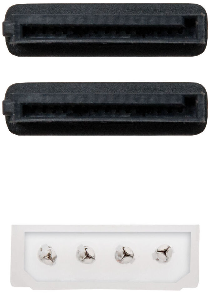 Cable de Alimentaci&oacute;n SATA NanoCable - 5.25" (Molex 4Pinos) M - 2x SATA F 20 CM image number 1